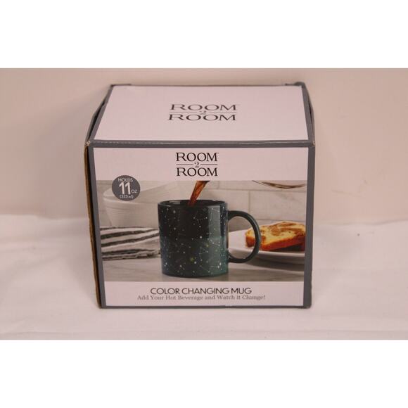 Room 2 Room Color Changing Mug 11oz Consolations, Star Mapping NIB! - Picture 3 of 5